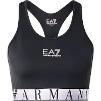 EA7 para mujer. 7W001467_AF21580 Top deportivo Ventus7 negro (M), Sin mangas / Tirantes, Poliéster Reciclado, outlet 2026.