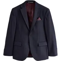 Next Chaqueta saco marino / gris / burdeos