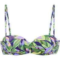 s.Oliver Top de bikini marino / pino / lavanda