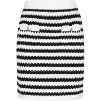 Faina Falda negro / offwhite