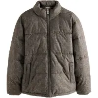 Next Chaqueta de invierno gris / color barro