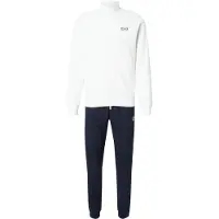 EA7 para hombre. 8NPV60_PJVRZ Chándal Core Identity blanco, marino (M), Casual, Deportivo, Algodón, Manga larga, outlet 2026.