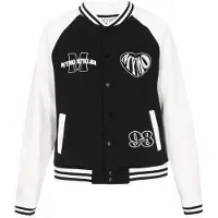 Mymo Sudadera con cremallera negro / offwhite