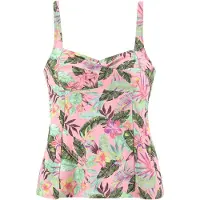 s.Oliver Top de tankini aqua / amarillo / verde / rosé