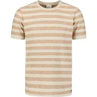 No-excess Pullover Short Sleeve Crewneck Stripes With Linen Khaki Talla: XXL | Camisetas Básicas Outlet | Hombre | Marrón