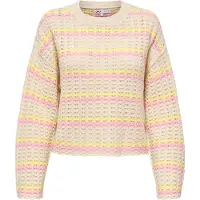 ONLY Jersey 'ONLAsa' beige / amarillo claro / rosa