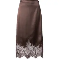 Vero Moda Falda 'VMSALLY' chocolate
