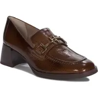 Hispanitas para mujer. HI243590 Zapatos de tacón de piel tiras marrón (38), 3 a 5cm, Ninguno, Casual, outlet 2026.