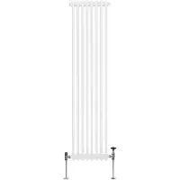 Monster Radiador tradicional de dos columnas - 1800 x 382 mm - Blanco