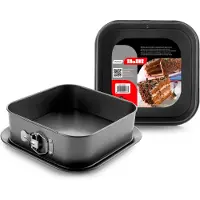 Ibili Molde Cuadrado Desmontable Moka Con Base Adicional 24x24 Cm