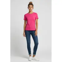 FILA Sinata Logo Tee Fuchsia Purple Talla: M | Camisetas de Seda Outlet | Mujer | Rosa