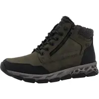 Tom Tailor Botas con cordones oliva / negro