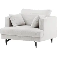 Venture Home Silla Akzent modelo Sofia, color beige, de