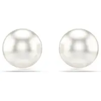 Swarovski Pendientes blanco / blanco perla