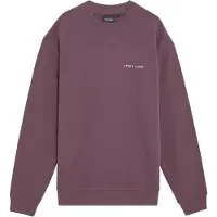 Lyle & Scott Script Brushback Crew Neck Sweatshirt Dusky Maroon Talla: XL | Jerséis Outlet | Hombre | Marrón