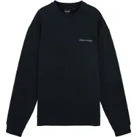 Lyle & Scott Script Brushback Crew Neck Sweatshirt Dark Navy Talla: XS | Jerséis Outlet | Hombre | Azul