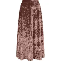 Esqualo Skirt Velours De Panne Brown Talla: XS | Faldas Maxi Outlet | Mujer | Marrón