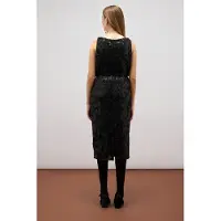 Oltre Tulle And Sequin Pencil Skirt Black Talla: M | Faldas Midi Outlet | Mujer | Negro