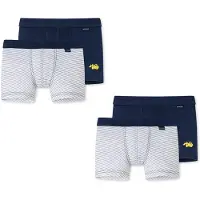 Schiesser Calzoncillo azul / amarillo / offwhite