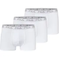 FILA Calzoncillo boxer gris / blanco
