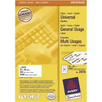 Avery Zweckform Pegatinas A4 70x36 Mm