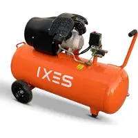 Scheppach IXES IX-AC120TZ Compresor, presión de trabajo de 10 bar, depósito de 100 litros, 3 CV, 412 litros/min, doble cilindro