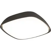 Rabalux 8797, lámpara de techo exterior Austin, 20W, 4000K, 2000 lúmenes, aluminio, color gris antracita y blanco, luz blanca tra, 25x25 cm