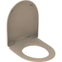 Geberit Asiento de inodoro Renova, con tapa removible y sistema de cierre automático