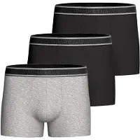 Impetus Calzoncillo boxer gris moteado / negro