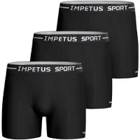 Impetus Calzoncillo boxer negro / blanco