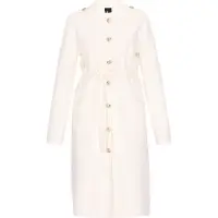 Dreimaster Klassik Abrigo de punto 'Classic' offwhite