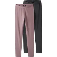 TWO SOON Leggings malva / negro