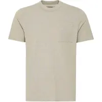 Casual Friday Camiseta ' CFJASPER mélange tee with chest pocket ' marrón
