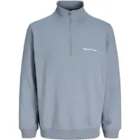 Jack & jones Sudadera 'JORNorrebro' azul paloma / blanco