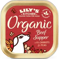Lily's Kitchen Organic Comida Húmeda para Perros - Cubeta - Ternera - 11 x 150 g