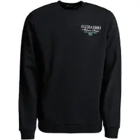 Alessandro Zavetti Sudadera 'Montanelli' aqua / negro / blanco