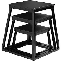 Sporti France Juego De 3 Plataformas Pliométricas 30/45/60 Cm