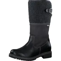 Tamaris Botas marrón oscuro / negro / negro moteado