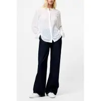 French Connection Dayton Fil De Coupe L/s Shirt Summer White Talla: XL | Manga Larga Outlet | Mujer | Blanco