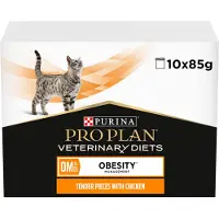 Purina Pro Plan Veterinary Diets OM Obesity Management - Gato - Sobre Pollo - 10 x 85 g