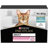 Purina Pro Plan Cat NutriSavour - Delicate - 10 x 85 g