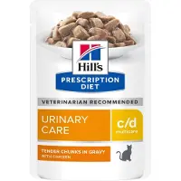 Hill's Pet Nutrition c/d Multicare - Feline - Sobre - Pollo - 12 x 85 g