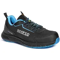 Sparco Zapatos de seguridad deportivos, suela antideslizante, material: gamuza, modelo Takuma, ESD S3S SR FO HRO SC, talla 38