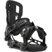 Nidecker - Fijaciones snowboard - Flow NX2 Carbon Black de Nylon - Talla 45-49,5 - Negro