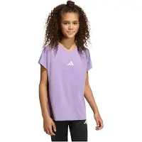 Adidas adidasCamiseta con cuello de pico Go-to 116 Active Purple / Ice Lavender / White Niño