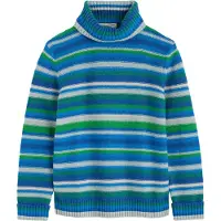 Seasalt Cornwall Jersey 'Braque' azul / gris claro / verde / blanco