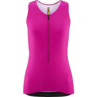 Mavic - Women's Aksium Tank Top - Maillot de ciclismo sin mangas size L, fucsia