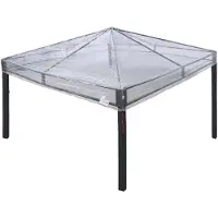 vidaXL Funda de repuesto para pérgola de , 300 x 300 x 26 cm, transparente, de PVC