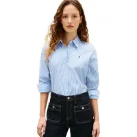 Tommy Hilfiger Blusa 'Regular Fit Flag Embroidery' navy / azul real / rojo / blanco