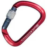 Kong Italy - X-Large Alu Screw - Mosquetones de rosca rojo
